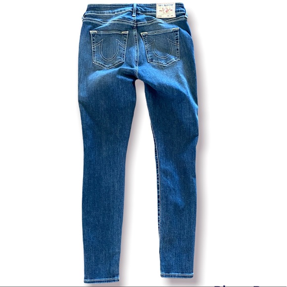 True Religion Denim - True religion Jenny curvy skinny jean medium wash 29